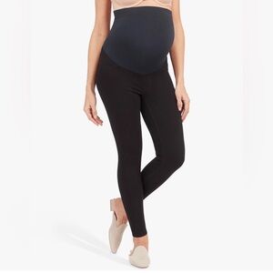 SPANX maternity Black Leggings jeggings Jeans small stretch